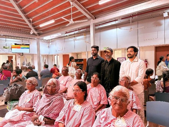 Eye care camp beneficiaries