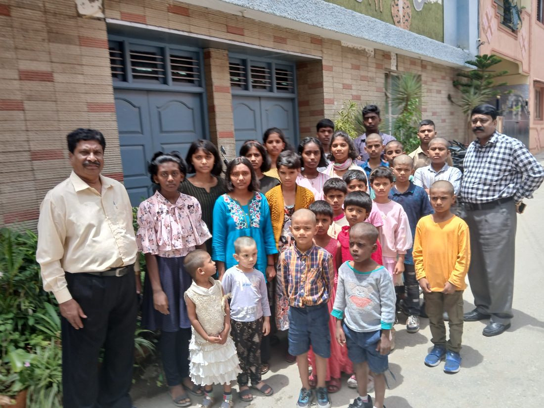 Valuecart team visiting a children's home
